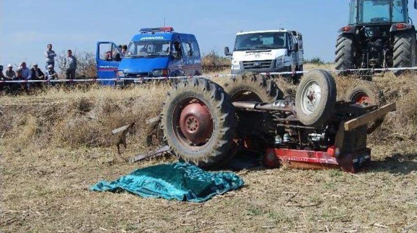 Trakt&ouml;r Altında Kalan Şahıs Hayatını Kaybetti