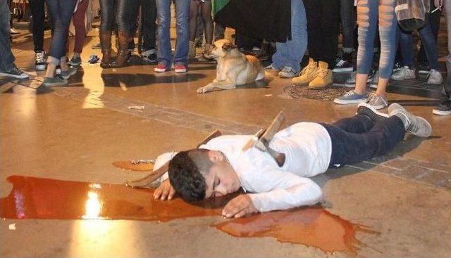 Hayvan Hakları Aktivistlerinden Kurban Protestosu 2