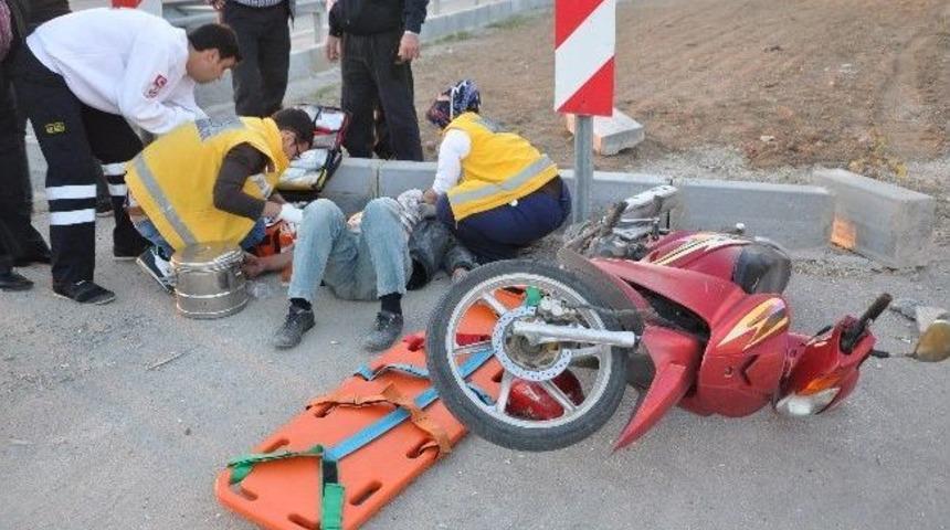 Kırklareli'de Motosiklet Kazası
