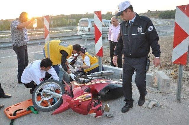 Kırklareli'de Motosiklet Kazası