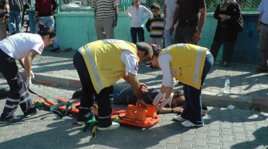 Tarsus&rsquo;ta Trafik Kazası: 1 Yaralı