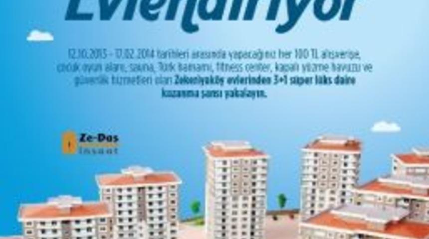 100 Tl Harcamayla Konut Sahibi Olma Şansı