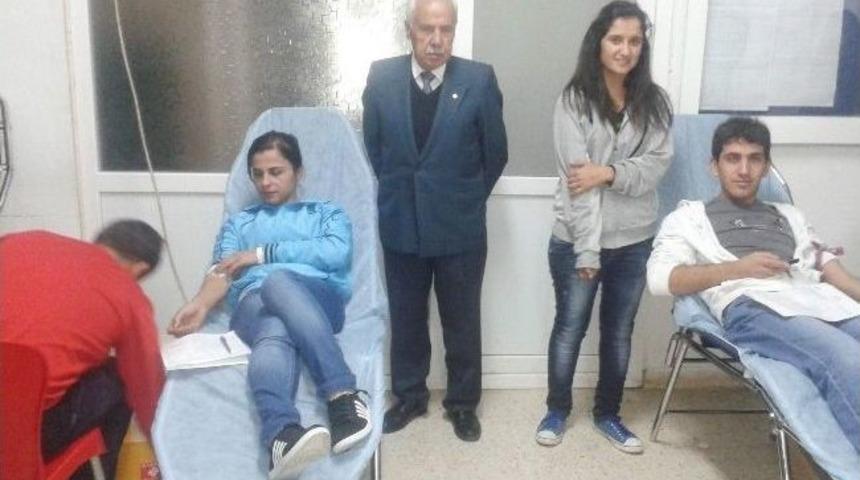 Besni Myo &Ouml;ğrencilerinden Kan Bağışına Yoğun İlgi