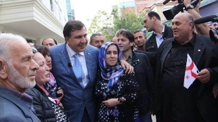 G&uuml;rcistan Devlet Başkanı Mikhail Saakaşvili Sakarya&rsquo;da