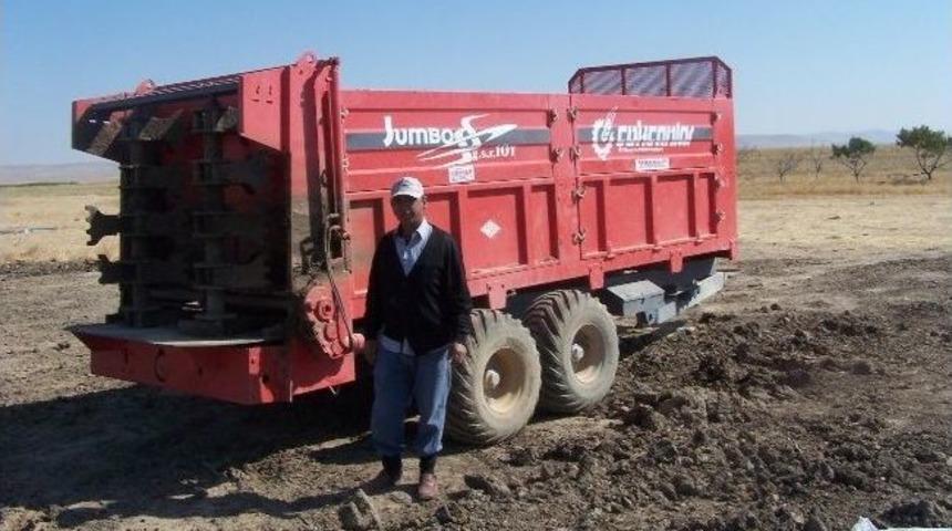 Karaman&rsquo;da &Ccedil;ift&ccedil;iye Ekipman Desteği