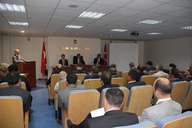 Bayburt’ta 2013 Yılı 4. Dönem Koordinasyon Toplantısı Yapıldı