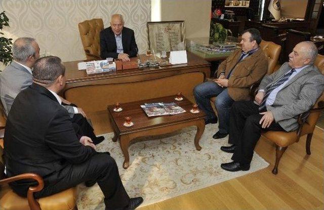 Atb Y&ouml;netiminden Başkan Yaşar&rsquo;a Ziyaret 1