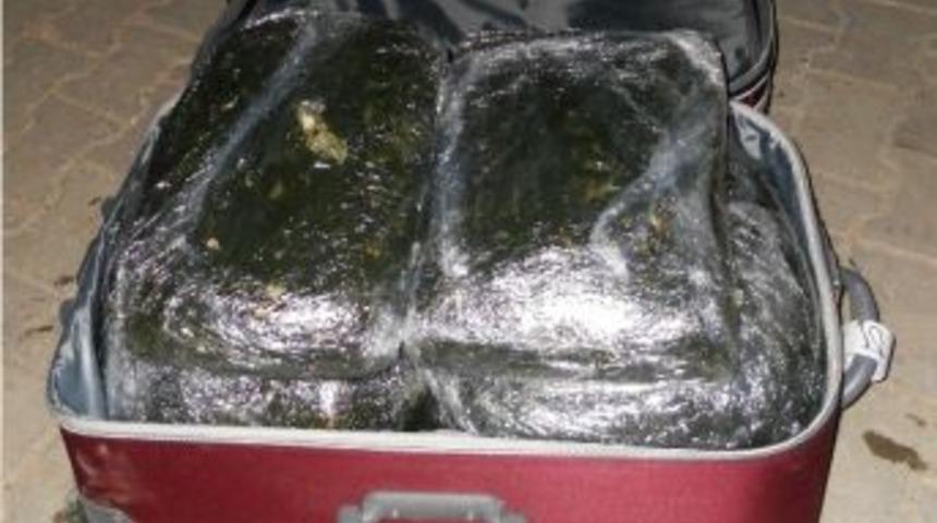 Jandarma Uygulamasında Bagajda Uyuşturucu Madde Bulundu