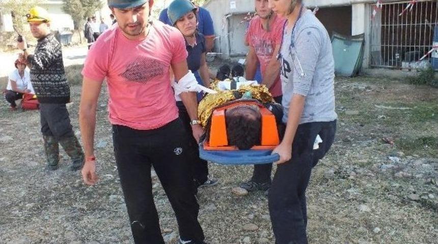 Ege 19. B&ouml;lge Umke Tatbikatı, Bayır Beldesi&rsquo;nde Yapıldı