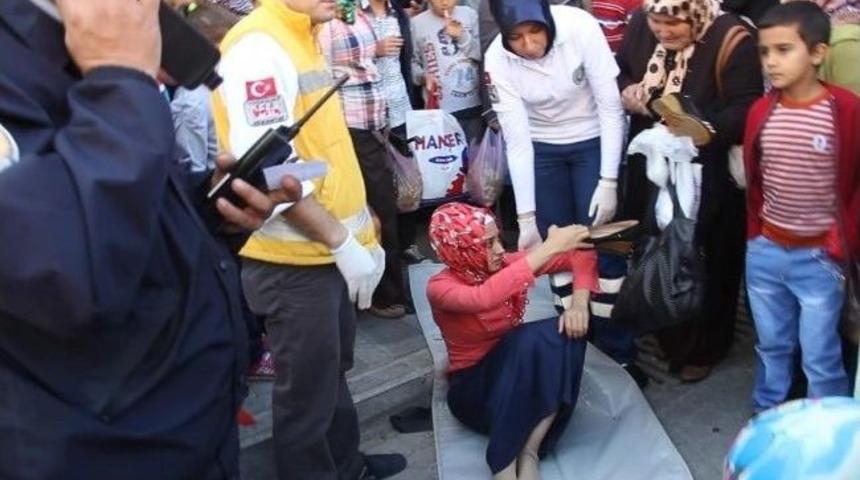 Gen&ccedil; kızın ayağını ezen s&uuml;r&uuml;c&uuml; ka&ccedil;tı