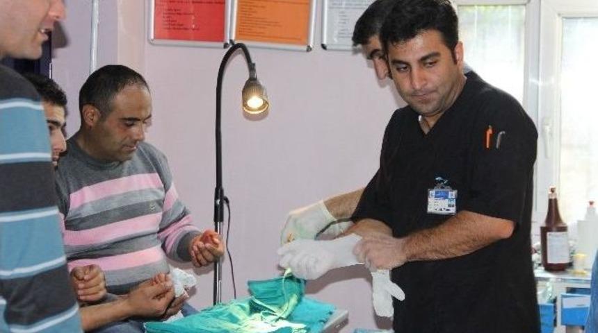 Erzurum'da acemi kasaplar hastaneleri doldurdu