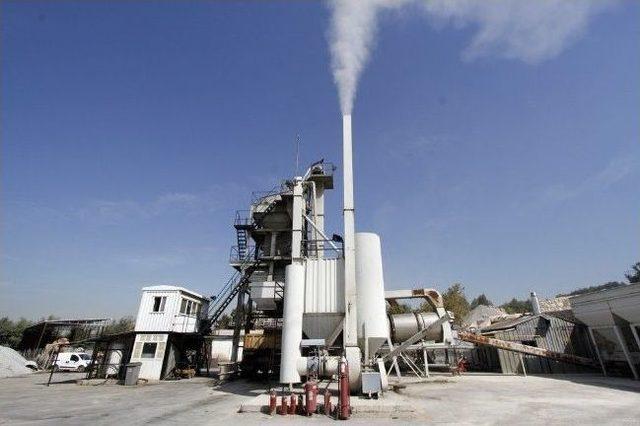 Asfalt Şantiyesi &Ccedil;evre Dostu &Uuml;retime Ge&ccedil;ti 3