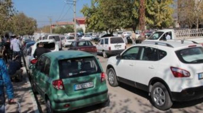 Kurbanlık Yolunda Trafik &Ccedil;ilesi