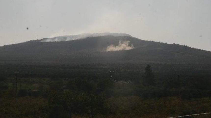 Sınırda &Ccedil;atışan Gruplara Ob&uuml;s Toplarıyla Karşılık Verildi