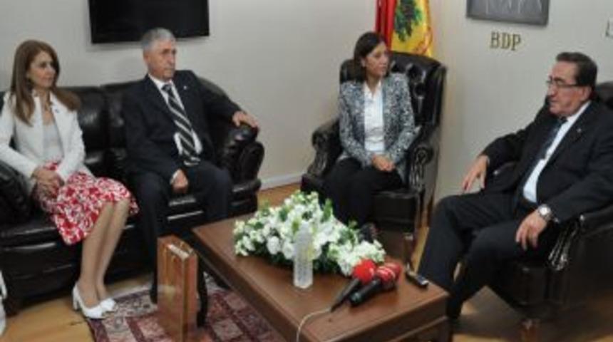 BDP&rsquo;liler, DSP Ve SP Heyeti Ile Bayramlaştı