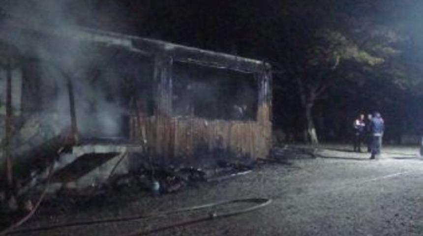 Alabalık Tesisinde Yangın