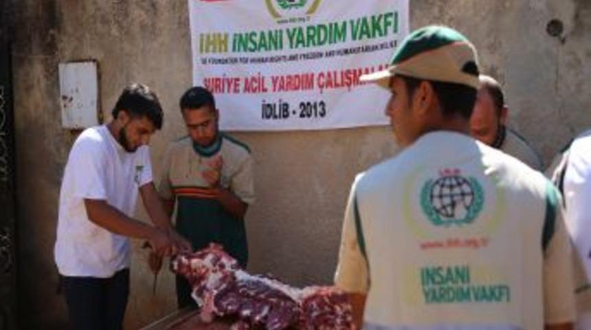 İdlib Halkına İHH&rsquo;den Kurban Eti