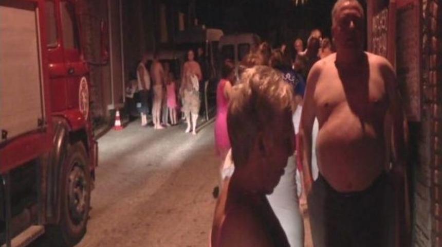 Otel Hamamında Yangın Paniği