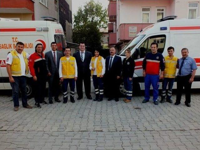 Bayramda Yoğun Tempo &Ccedil;alışan Sağlık&ccedil;ılara Ziyaret Morali 2