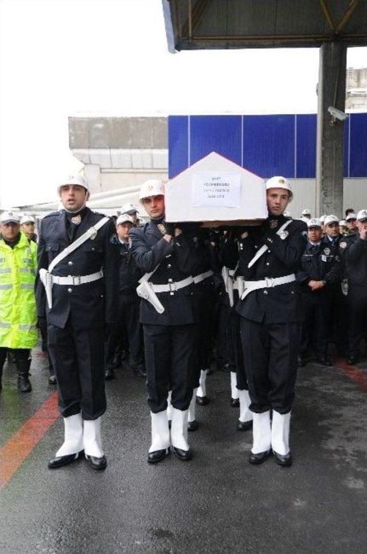 Şehit Polisin Cenazesi Memleketine Gönderildi G2