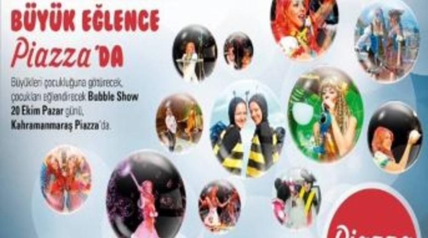 Kahramanmaraş Piazza’da Sabun Köpüğü Eğlencesi