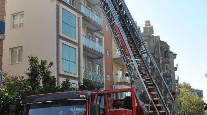 Aydın&rsquo;da &Ccedil;atı Yangını Korkuttu