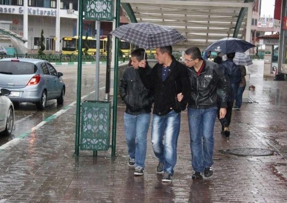 Bayramda Bursa'dan Yağmur Manzaraları