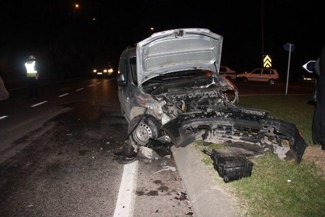Ordu&rsquo;da Trafik Kazası: 2 Yaralı 1