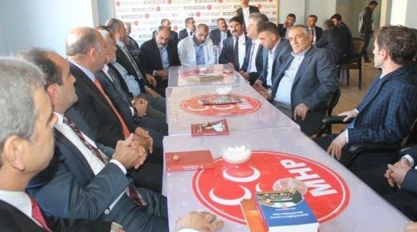 Milletvekili &Ouml;zbek&rsquo;ten Mhp&rsquo;ye Ziyaret
