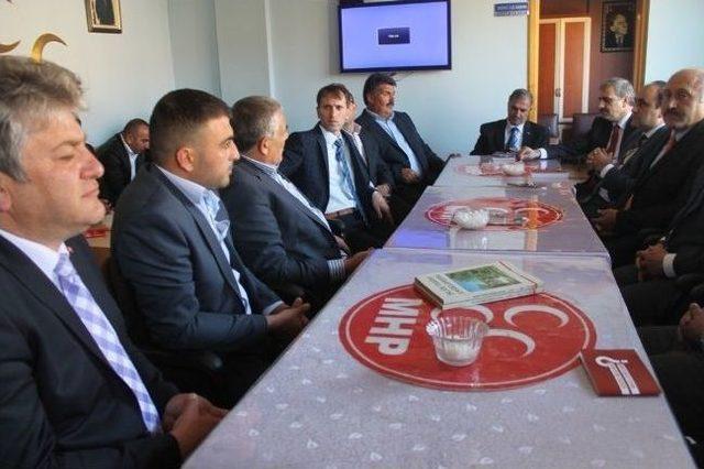 Milletvekili &Ouml;zbek&rsquo;ten Mhp&rsquo;ye Ziyaret 1