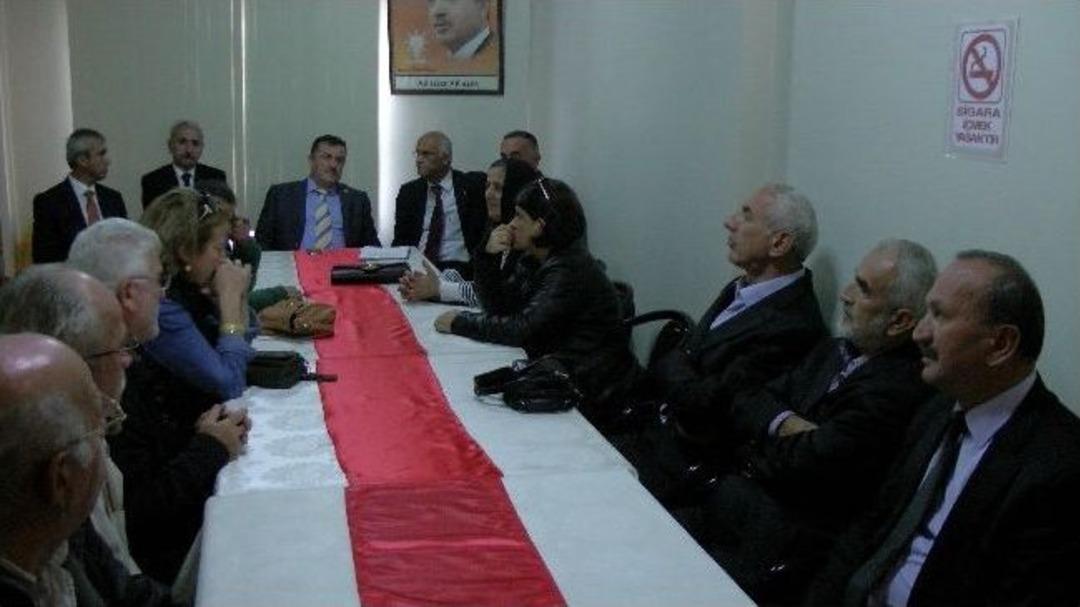 Ak&ccedil;akoca Ak Partide Bayramlaşma Birlik Ve Beraberlik Mesajları Verildi