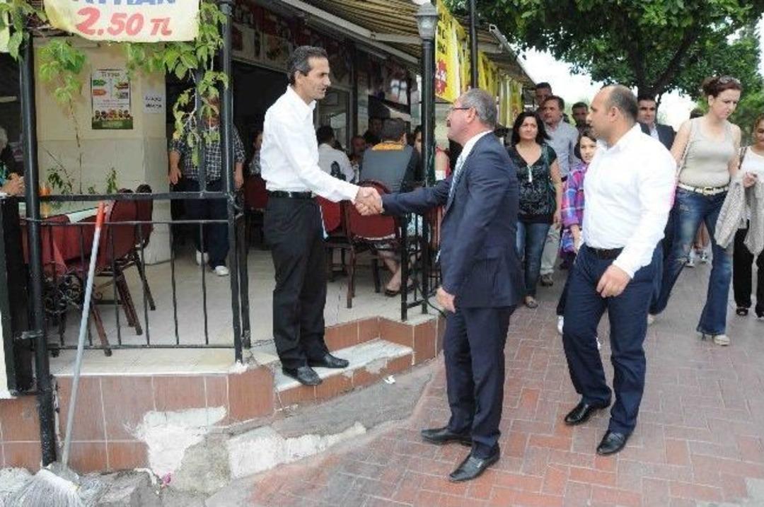 Başkan Altung&uuml;n, Esnaf Ziyaretlerine Devam Etti