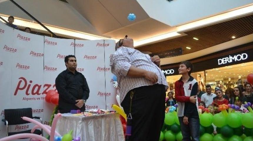 Samsun Piazza&rsquo;da Balon Şampiyonundan Şov