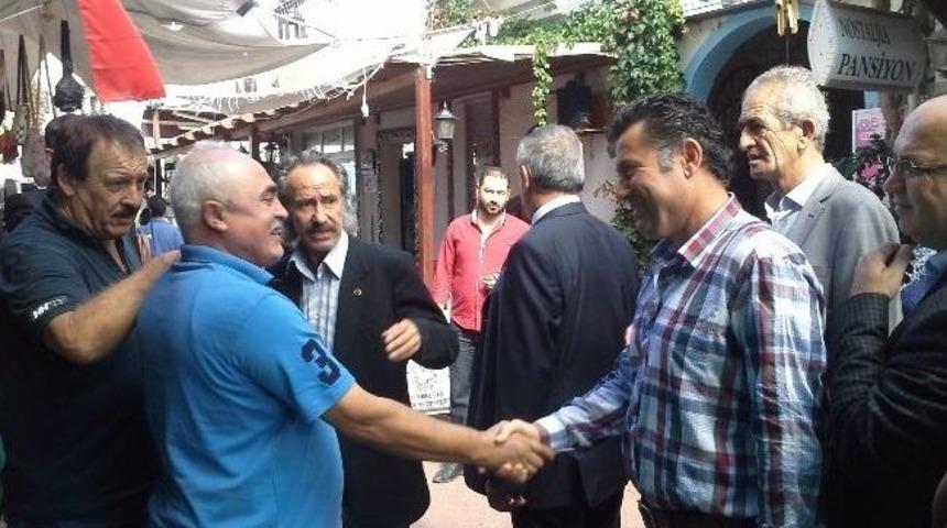 Başkan Mehmet Kocadon Bayramda Turgutreis&rsquo;i Unutmadı