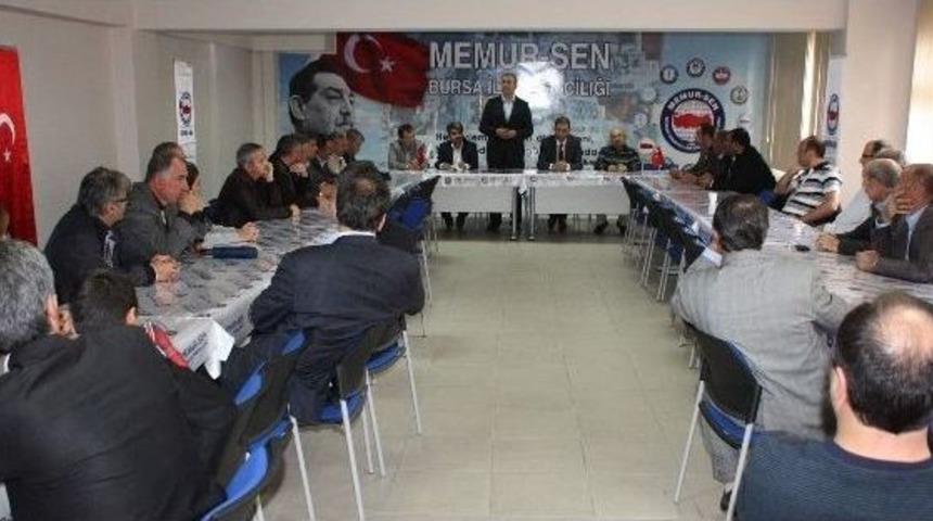 Memur-sen Ve Eğitim-bir-sen Birlik Ve Beraberlik Mesajları Verdi
