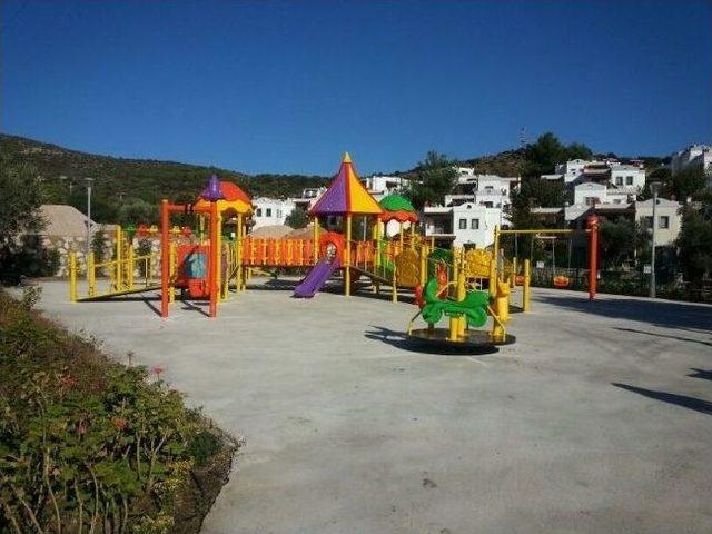 Severcan Caddesi&rsquo;nin &Ccedil;ocuk Parkı Hazırlanıyor 1