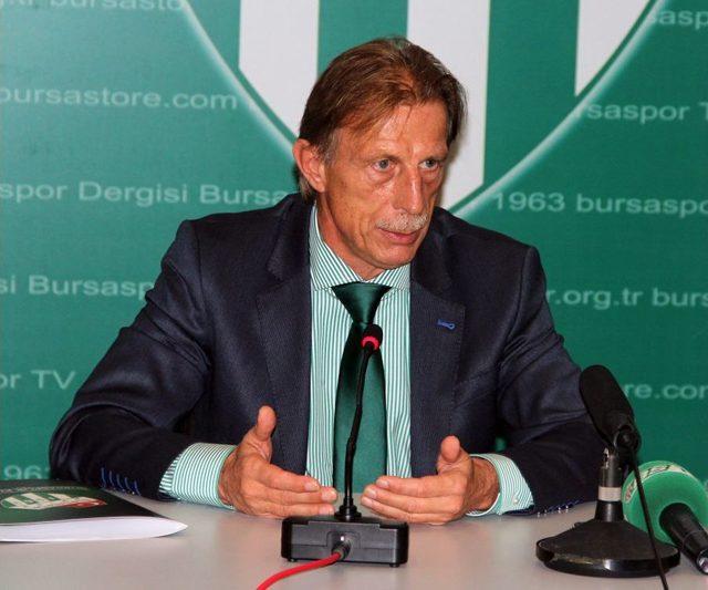 Bursaspor Teknik Direktörü Daum: Hedefimiz Avrupa Kupalarına Katılmak