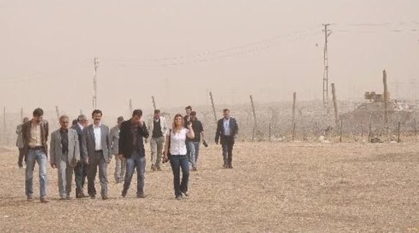 İhd Diyarbakır Şubesi İle Mardin Barosu İstinat Duvarını İnceledi