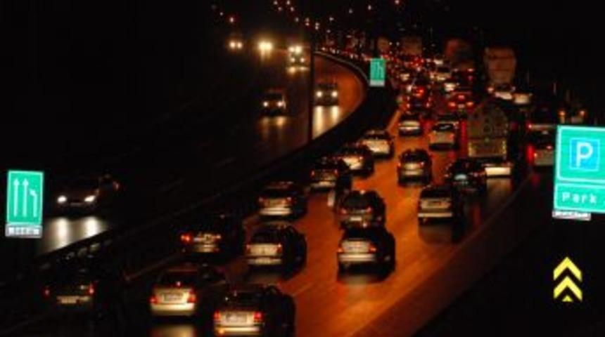 TEM Otoyolu Kocaeli Kesiminde Trafik Durma Noktasına Geldi