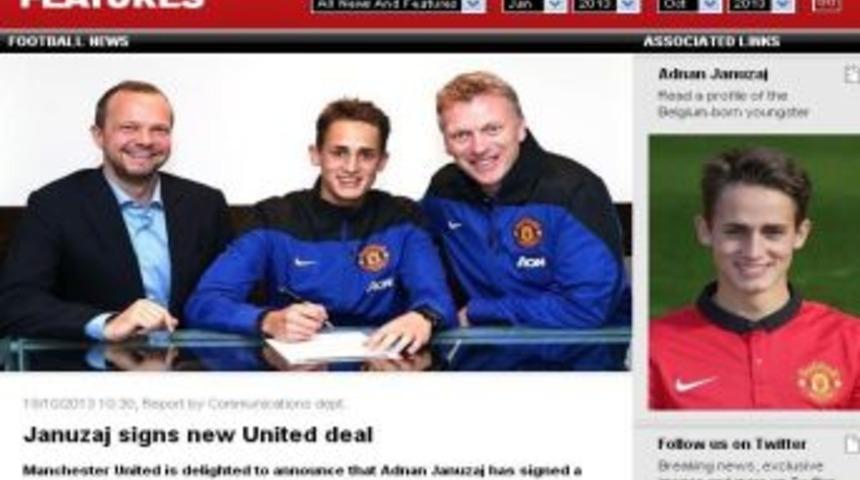 Manchester United, Adnan Januzaj İle 5 Yıllık S&ouml;zleşme İmzaladı