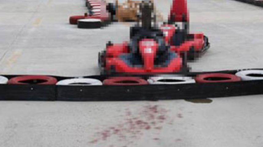 Go-Kart pistinde korkun&ccedil; kaza!