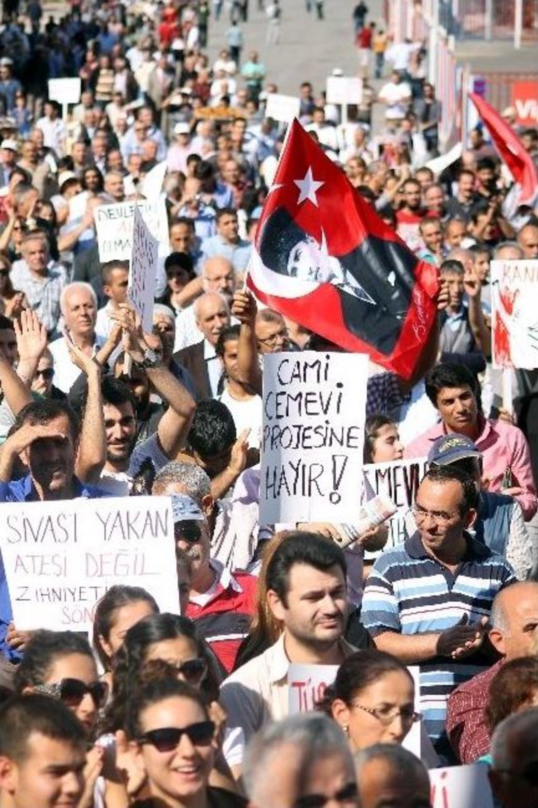 Cami-cem Evi Projesi Ve Savaşa Hayır Mitingi