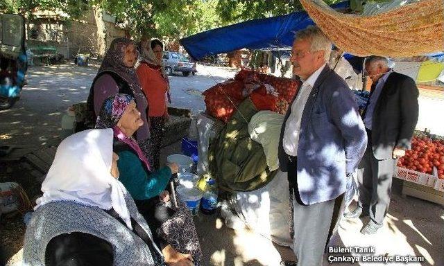 &Ccedil;ankaya Belediye Başkanı Tanık, G&uuml;d&uuml;l&rsquo;&uuml;n Yeşil&ouml;z Kasabasını Ziyaret Etti 1