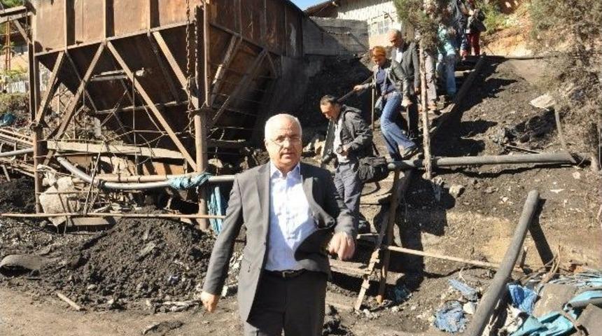 Chp'li Vekiller Yangın &Ccedil;ıkan Maden Ocağında