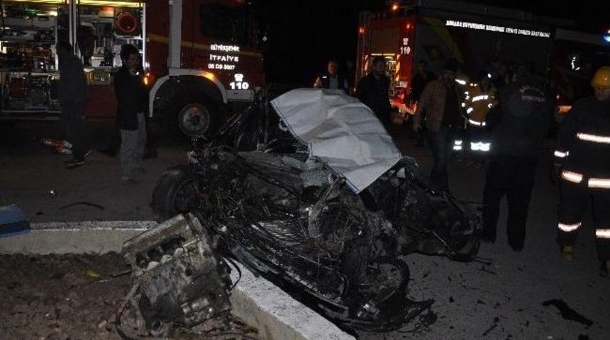 Ankara'da kaza; 1 &ouml;l&uuml;