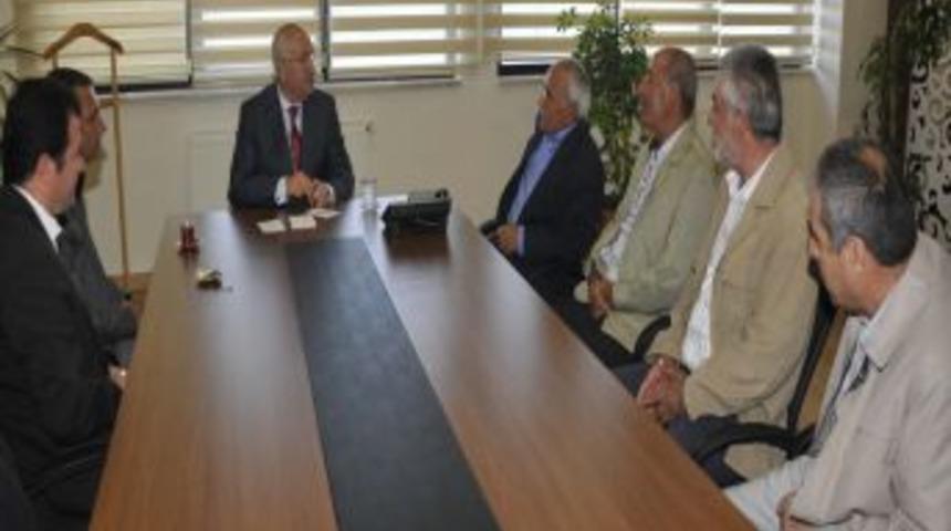 Taksicilerden Başkan Yaşar&rsquo;a Teşekk&uuml;r Ziyareti