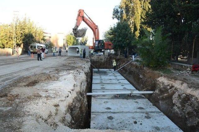 Aldırmaz Ana Kolektör Çalışmasını Denetledi