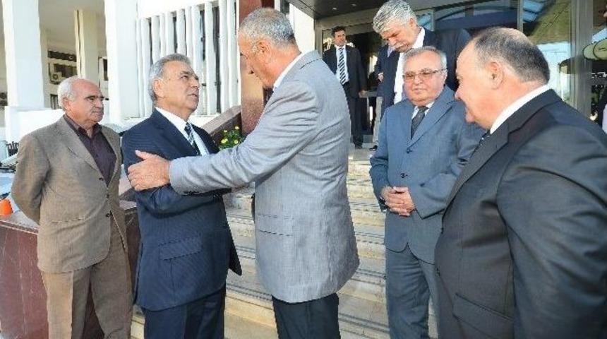 B&uuml;y&uuml;k İzmir Balkan Platformu, Kocaoğlu'nu Ziyaret Etti