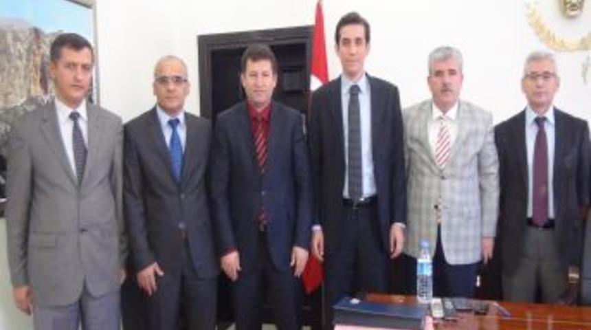 Mutki Kaymakamı'na Bitlis Protokolünden 'hayırlı Olsun' Ziyareti