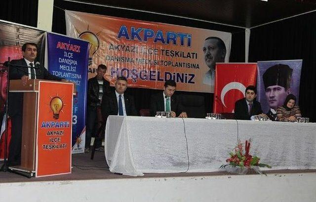 Başkan Toçoğlu Ak Parti Akyazı İlçe Danışma Meclisine Katıldı